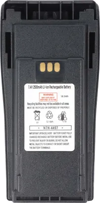 Immagine prodotto di Avizar, batteria di ricambio per radio Motorola DP1400 Li-Ion 7,4 V 2500 mAh, nera