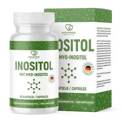 Image de Gélules d'inositol Green Nutrition - Pour un meilleur bien-être - 90 gélules