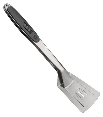Produktbild von Hitzebeständiger Pfannenwender aus Edelstahl mit 2-in-1-Schiebeverschluss für Fisch, Pfannkuchen, Burger und Steaks