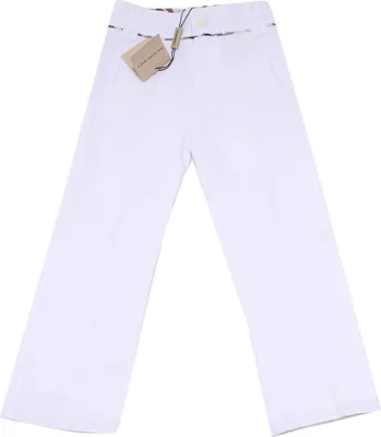 Produktbild von 9639O pantaloni bimba bianco BURBERRY trousers pants kids