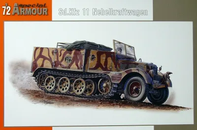 Obrázek produktu pro Sd.Kfz.211/4 Nebelkraftwagen - Měřítko 1/72.