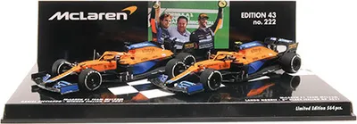 Produktbild von McLaren F1 Team MCL35M Ricciardo/Norris Italienischer GP 2021 - 1:43 - Minichamps