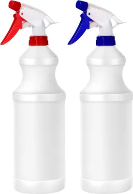 Produktbild von Sprühflaschen 1000ml Kunststoff Sprühflasche Einstellbarem Fein Zerstäuber Leere Spruhflasche für VDesinfektionsmittel Autopflege Pflanzen 2 Stück