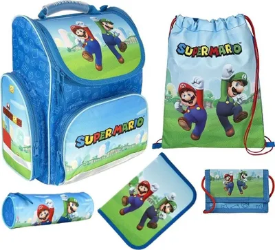 Produktbild von Super Mario - CLOU Schulranzen Set, 5-teilig