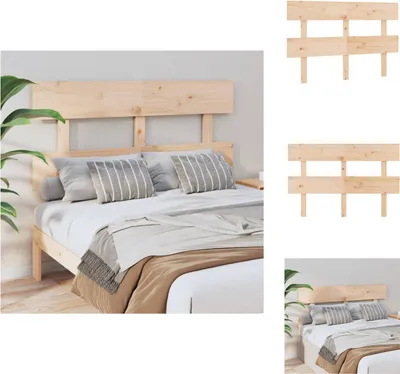 Immagine prodotto di vidaXL Testiera 124x3x81 cm in legno di pino massiccio - Testate e piedi