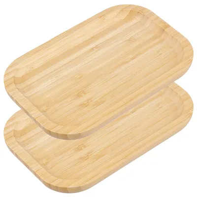 Produktbild von Set aus 2 Bambus-Organizer-Boxen für das Badezimmer