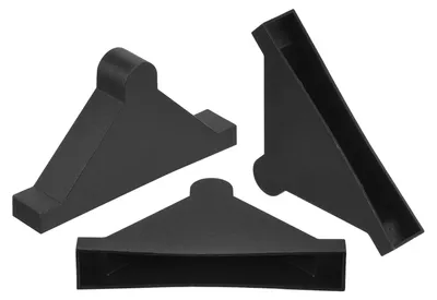 Eckenschützer 20 Stück, 10x70 mm, Kunststoff, schwarz