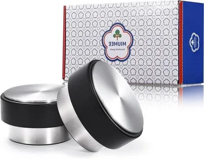Produktbild von Edelstahl Türstopper Set von 2 massiv 16 kg schwer