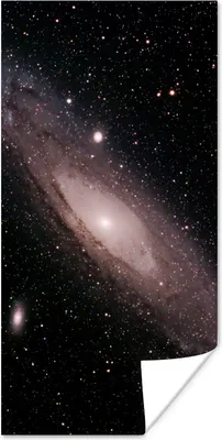Produktbild von MuchoWow® Poster Die Milchstraße am Sternenhimmel 60x120 cm - Wandschmuck