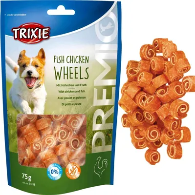 Produktbild von TRIXIE 31748, Snacks, Hund, Huhn, Lachs, 75 g