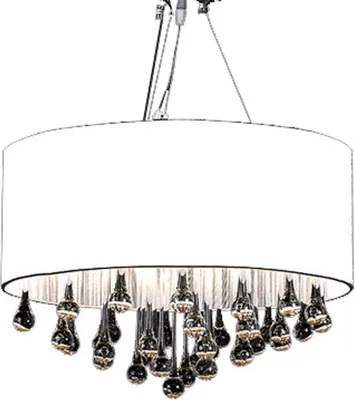 Image de Lustre avec 85 cristaux Blanc
