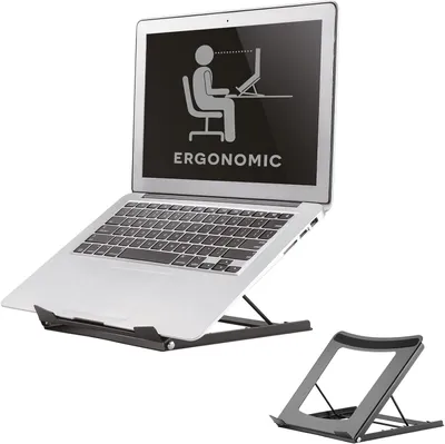 Produktbild von Neomounts Laptopständer 10-16 Zoll - Faltbar - Kompakt - Universell