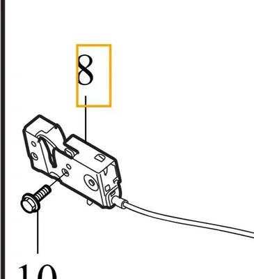 Zdjęcie produktu dla VOLVO S60 V60 XC60 II prawy zamek maski OE 32226109