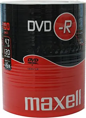 Produktbild von maxell DVD-R 120 minut 4,7 GB 16x 100 shrink