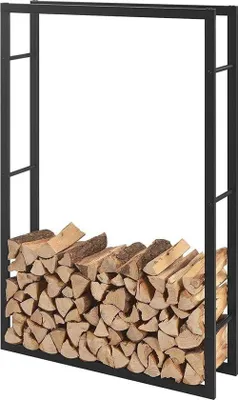 Image de Étagère robuste pour le stockage du bois de chauffage, adaptée à une utilisation intérieure et extérieure