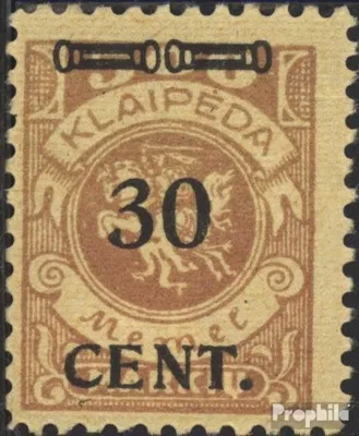 Produktbild von Briefmarken Memelgebiet 1923 Mi 175 gestempelt Aushilfsausgabe