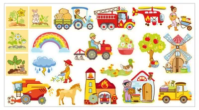 Obrázek produktu pro EDUPLAY 120800 Figurky pro mega magnetickou tabuli na venkově