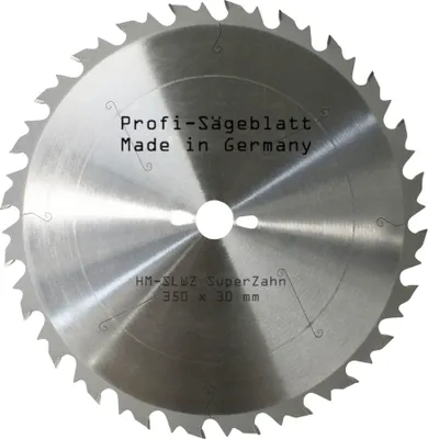 Produktbild von HM SLWZ Sägeblatt 350 x 30 mm Nagelfest Z= 24 SUPER-LWZ Hartmetall Kreissägeblatt Wechselzahn - Spanabweiser Tischkreissäge Kreissäge Kappsäge Handkreissäge Gehrungssäge Brennholzsäge Tischsäge