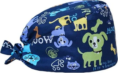Obrázek produktu pro Chirurgická čepice typu turban s potním páskem pro muže/ženy – zdravotnictví
