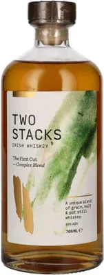 Immagine prodotto di Due pile THE FIRST CUT Whisky irlandese 43,0 %  0,70 lt.