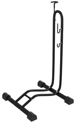 Image de Support à vélos - Vertical et horizontal | Couleur : Noir | Dimensions : 44 x 45 x 118 cm