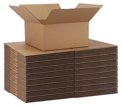 Immagine prodotto di Confezione da 40 scatole pieghevoli – scatole per spedizioni, dimensioni 204x204x102 mm