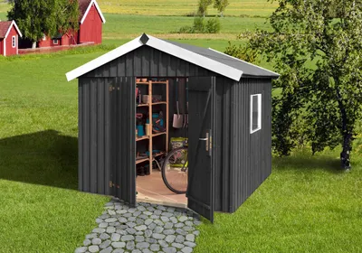 Produktbild von Schwedenhaus Vassbo Gr.3 anthrazit B x T x H 277 x 286 x 230