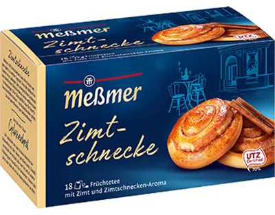 Immagine prodotto di Meßmer Zimtschnecke Torta di tè alla frutta con aroma di cannella 45 g