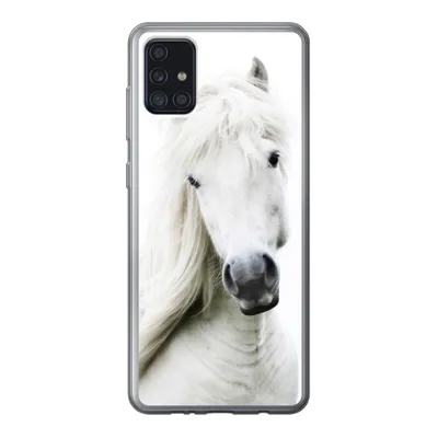Produktbild von MuchoWow® Handyhülle Schutzhülle Hülle für Samsung Galaxy A52 5G Pferde - Nutztiere - Mähnen Silikon Softcase Handy Hülle - Umschlag