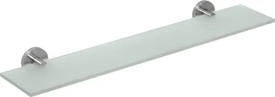 Produktbild von BEO Glasablage Edelstahl matt 600x55x130 mm für Bad & Küche >> zum Bohren