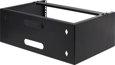 Produktbild von StarTech.com 4HE Wandmontage Rack - 19 Zoll Wandmontage-Netzwerk-Rack - 35cm tief (Low Profile) - Wandmontage-Patch-Panel-Halterung für Netzwerk-Switches, IT-Geräte - 20kg Traglast, Wandmontiertes Regal, 4U, 20 kg, Verbessertes Kabelmanagement, 5 kg, Schwarz
