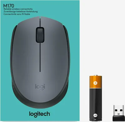 Produktbild von Logitech M170 Wireless Mouse grey