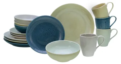 Produktbild von CreaTable, 19788, Reactive Nordic, Kombiservice 16-tlg, Steinzeug