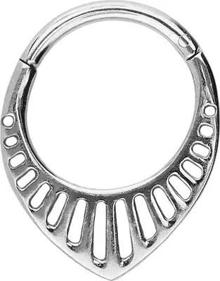 Produktbild von Ohrpiercing, Nasenpiercing, Septum Piercing Chirurgenstahl Segmentring Clicker DESIGN