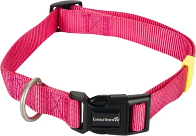 Produktbild von Beeztees Uni - Hundehalsband - rosa - 48-70 cm x 25 mm
