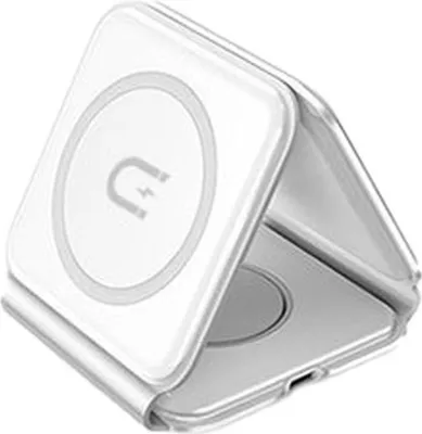 Obrázok produktu pre Rýchla indukčná nabíjačka Dudao 3W1 15W Telefón/hodinky/sluchátka biela