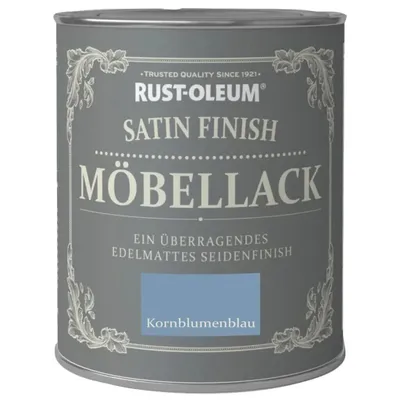 Produktbild von Rust-Oleum Satin Finish Möbellack Vintage/Shabby Look, ver.Farben 750ml, Farbton:Kornblumenblau