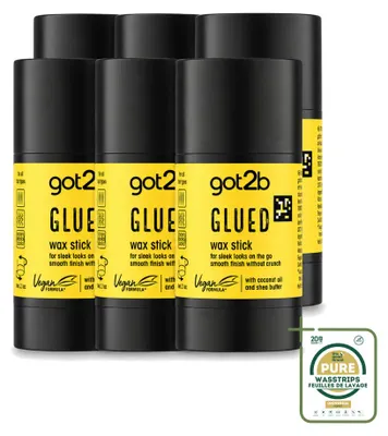 Productafbeelding van 6 x got2b Glued waxstokjes - 50 g - Verpakking met 6 stuks