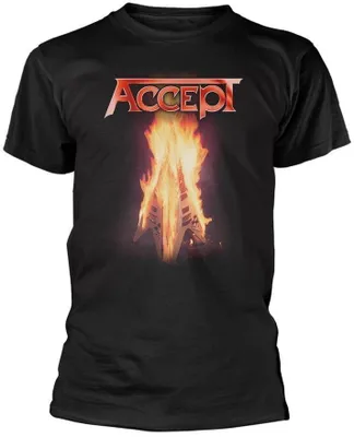 Produktbild von Accept T-Shirt Herren Flying V schwarz Band-Merch, Bands 100% Baumwolle L