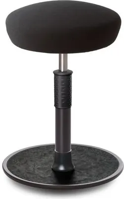 Produktbild von Sitz- Stehhocker Free Regular Hutsitz Gestrick schwarz schwarz /schwarz.