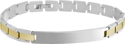 Produktbild von Akzent gravurfähig Edelstahlarmband mit Identplatte