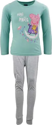 Produktbild von Peppa Pig Kinder Schlafanzug Pyjama lang – Blau / 116