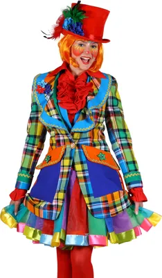 Produktbild von Clown Kostüm Jacke Karneval Faschingskostüm Damen Größe: S