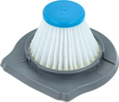 Produktbild von vhbw Feinfilter kompatibel mit Black & Decker HLVC320J01, HLVC320B01, REVHV8J40W, Reviva, REVHV8J, REVHV8J40 Staubsauger - Luftfilter Blau Grau Weiß