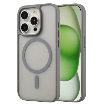 Productafbeelding van imoshion Color Guard Backcover met MagSafe voor de Apple iPhone 15 Pro - Grijs