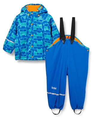 Immagine prodotto di CareTec Tuta antipioggia per bambini, unisex - Giacca antipioggia in pile, colore blu oceano (706), taglia 86