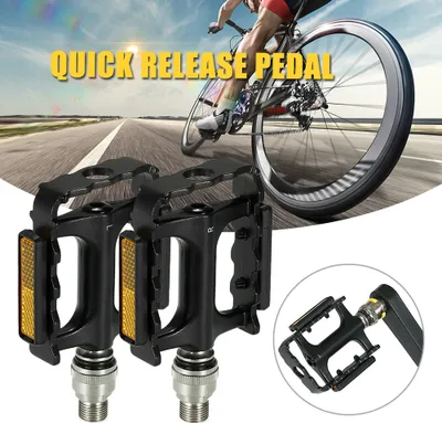 Obrázok produktu pre Rýchloupínacie pedále pre MTB bicykle, bicyklové platformové pedále s adaptérom na predĺženie pedálov, ideálne na pohodlnú jazdu