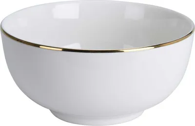 Produktbild von Excellent Houseware | Schüssel - Ø14 cm - 480 ml - Porzellanschüssel, Salatschüssel, Küchenschüssel, Servierschale, Schüsseln