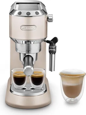 Immagine prodotto di DeLonghi EC785.BG Dedica Metallics macchina da caffè portafiltro Beige