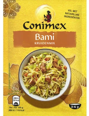 Zdjęcie produktu dla Conimex Mix Bami 19g – mieszanka przyprawowa do autentycznego Bami Goreng